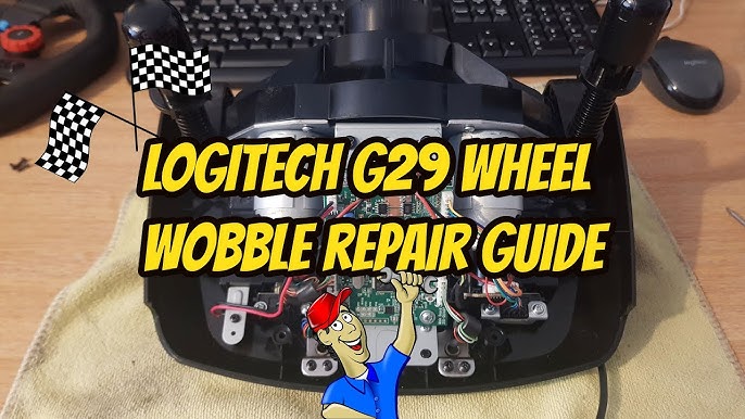 G29 LOGITECH  REMOVING THE WHEEL AND OPENING THE BASE 