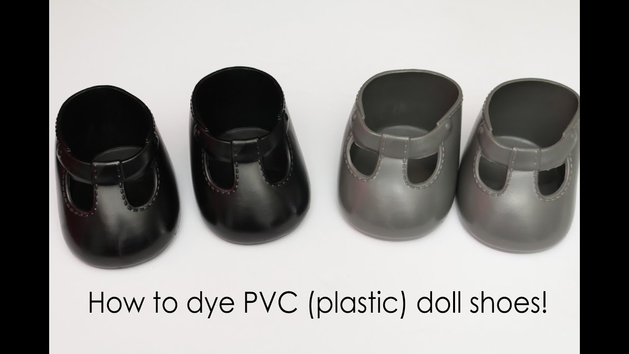 How to Dye PVC (plastic) Doll Shoes YouTube