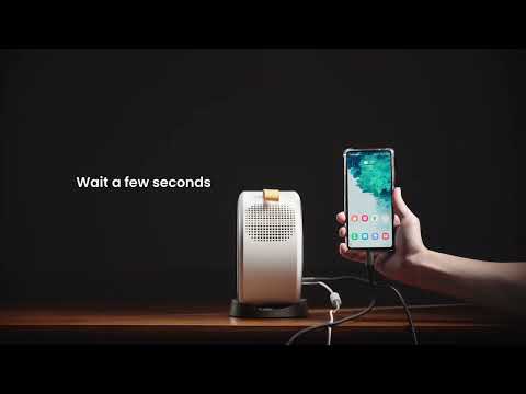 BenQ GV31 Portable Ceiling Projector –How to connect phone/tablet via USB-C