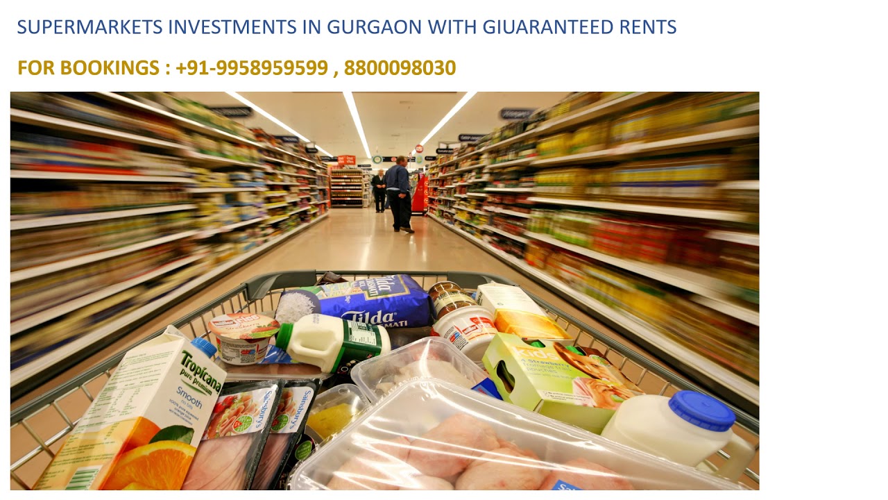 Supermarkets with guaranteed rent in gurgaon, Elan miracle supermarket offer price, Elan Supermarket