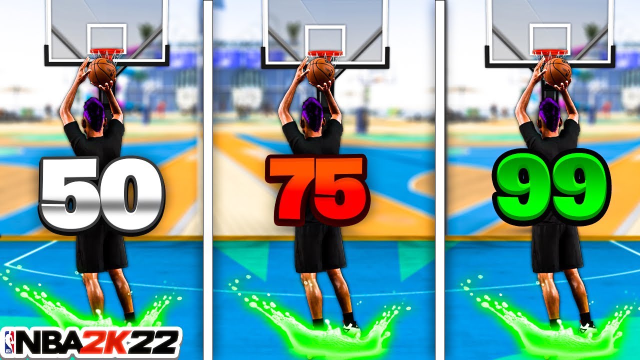 BEST JUMPSHOTS for EVERY BUILD/3PT RATING on NBA 2K22! FASTEST