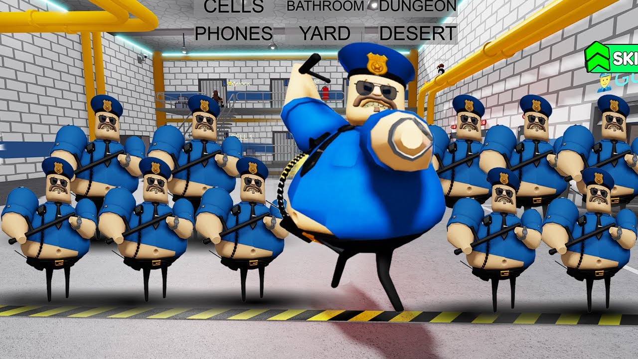 BARRY'S PRISON RUN V2 New Game Huge Update Roblox - All Bosses Battle Walkthrough FULL GAME #roblox