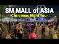 SM MALL of ASIA - Christmas Walking Tour | Night Walk at MOA Skygarden &amp; SM by the BAY | PHILIPPINES