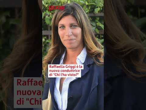 Video Raffaella Griggi è la nuova conduttrice di Chi l'ha visto?