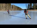 Skating 100+ km Distance on Lohjanjärvi