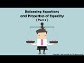 Understanding Properties of Equality