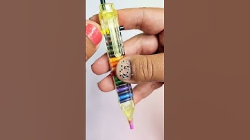 The ONLY pen you need this summer! #roadtriphack All-in-one crayon 🖍