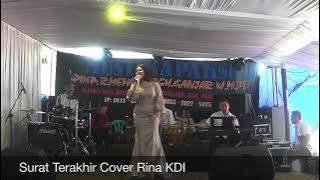 Surat Terakhir Cover Rina KDI (LIVE SHOW CIKEMBULAN PANGANDARAN)