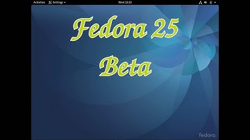 Fedora 25 Beta