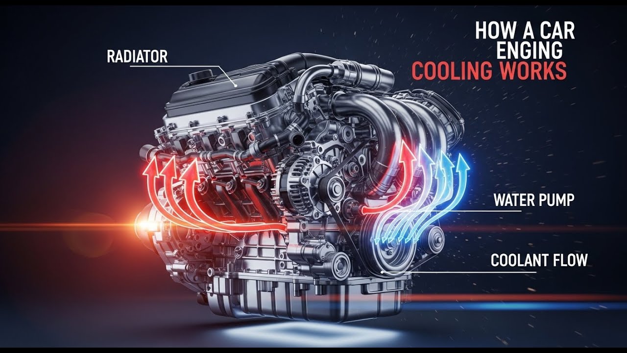 How a Car Engine Cooling System Works - YouTube