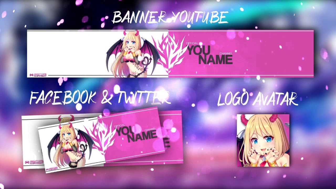 Featured image of post Anime Banner Template Youtube Choose the template that you like and need most