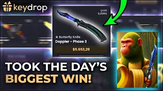 KEYDROP UNREAL BUTTERFLY SAPPHIRE UNBOXING?!! Keydrop Promo Code Giveaway