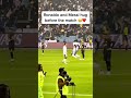 EL ÉPICO ABRAZO entre Messi y Cristiano | #shorts