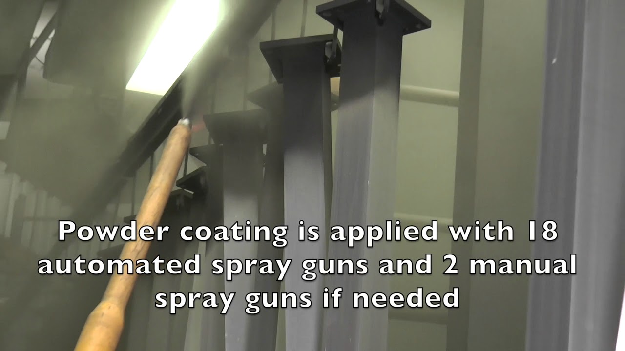 DSI Architectural Powder Coating Process - YouTube