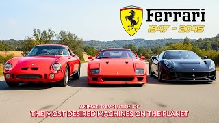 Ferrari's Evolution (1947 - 2042) | The Most Desired Machines on The Planet