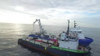 Coast Guard Response Crews Aboard M/V SHEILA BORDELON Transfers Oil Recovered from th (2019) 🇺🇸