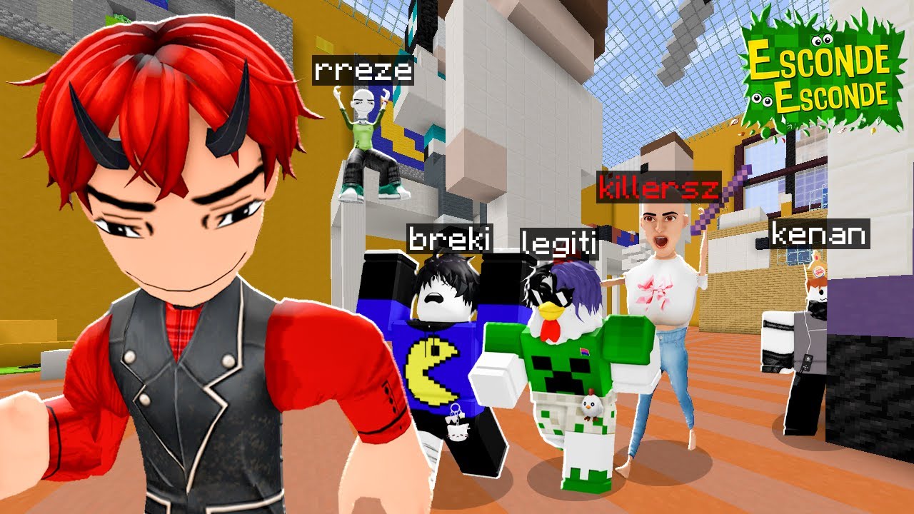 6 youtubers idiotas no Esconde-Esconde do Minecraft (ft. breki, rreze, legiti, killersz e kenan)