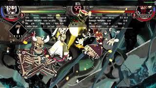 Skullgirls ALPHA Marie cLK starter combo 8,551 dmg (1 bar)