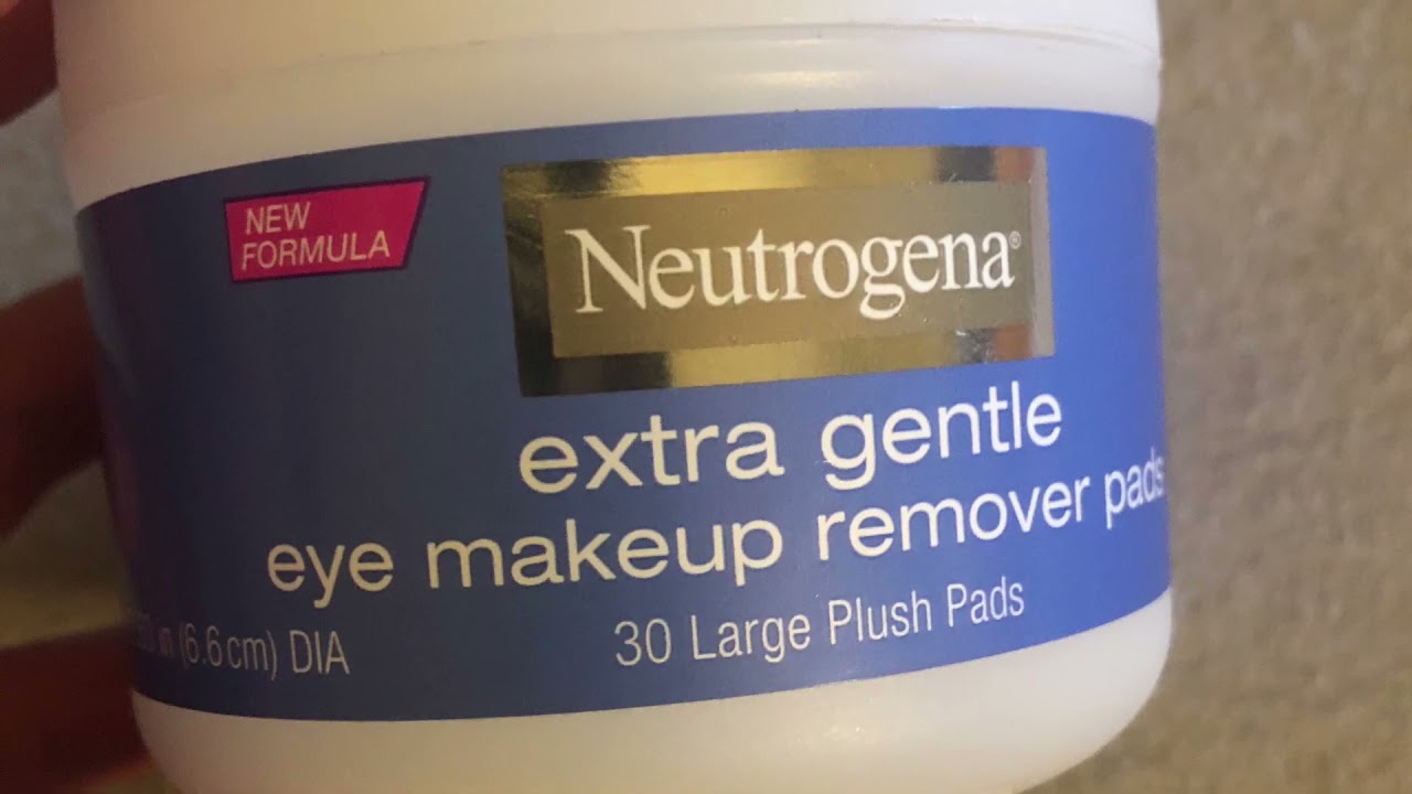how to use neutrogena eye makeup remover pads YouTube