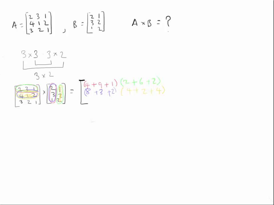 What is a 3x3 multiplication matrix?