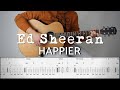 ED SHEERAN HAPPIER Guitar Cover Tutorial FREE TAB ED SHEERAN HAPPIER Guitar Cover Tutorial FREE TAB