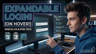 I Made an EXPANDABLE Login Form With CSS 🤯.  @webtips-l1d 
