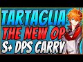 Tartaglia "Childe" Character Guide | THE NEW OVERPOWERED | S+ Carry DPS Build | Genshin Impact