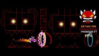 Geometry Dash - Cataclysm Progress #1 - 59% at 3:30 AM [144hz]