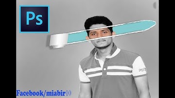 Photoshop Tutorial:- How to Quickly Create a Cool-looking, Torn-Paper Portrait.