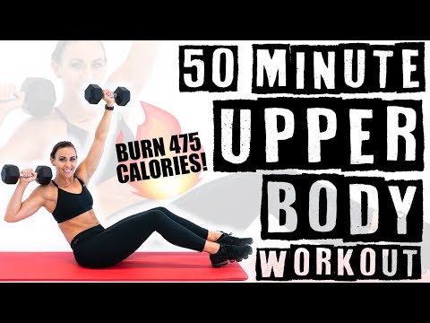 50 Minute Upper Body Workout 🔥Burn 475 Calories! 🔥