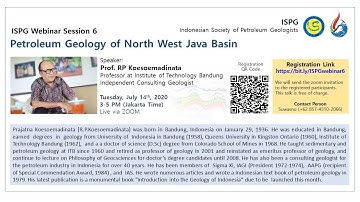 ISPG Webinar #6 Petroleum Geology of North West Java Basin