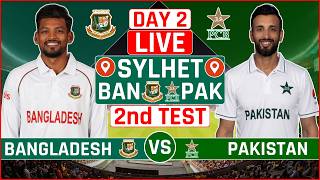 Pakistan vs Bangladesh 2nd Test Live Scores | PAK vs BAN 2nd Test Day 2 Live Scores & Commentary
