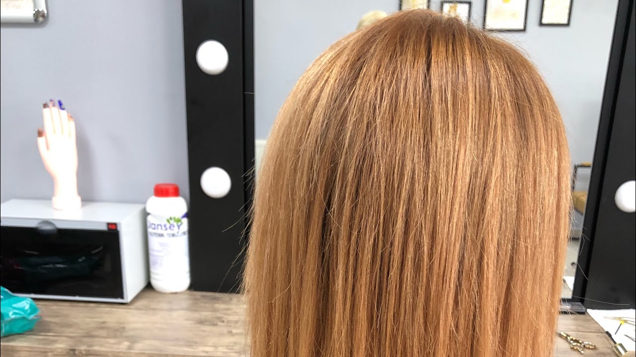 Tatlı açık bakır tonları /cooper hair