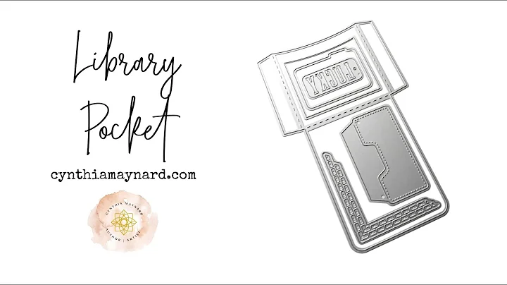 Curved Library pocket -Elizabeth Craft Designs