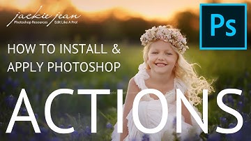 How To Apply & Install Photoshop Actions | Free PS Actions #photoshopactions #learnphotoediting