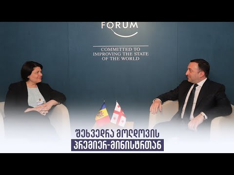 შეხვედრა მოლდოვის პრემიერ-მინისტრთან
