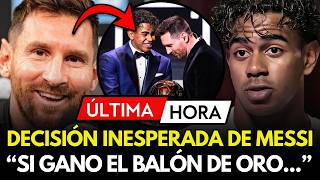 🚨¡ÚLTIMA HORA! MESSI RECHAZA SU NOVENO BALON DE ORO POR ESTE MOTIVO QUE NADIE ESPERABA