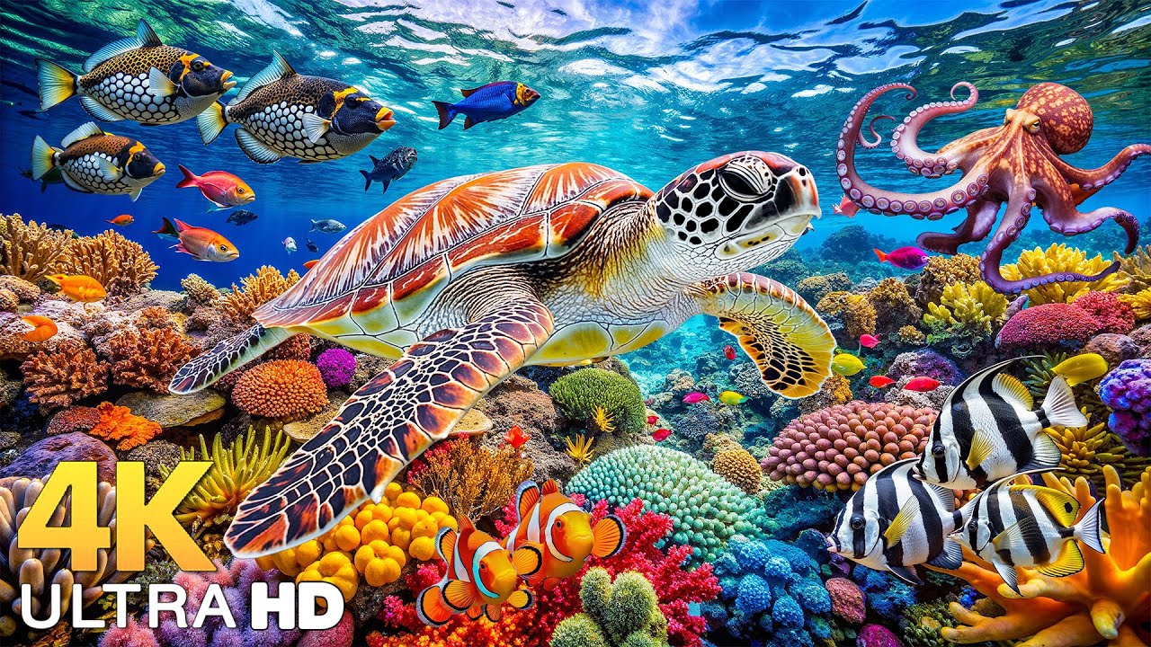 Amazing 4K Ocean Adventure - Dive Deep and Marvel at Sea Animal in The Best 4K ULTRA HD Aquarium #12