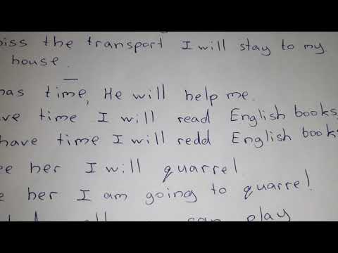 First conditional პირველი ტიპის პირობითი წინადადება