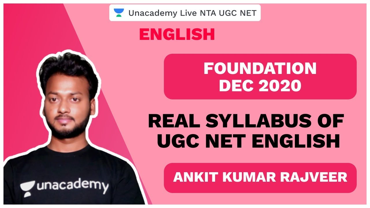 Foundation Dec 2020 | English | Real Syllabus of UGC NET English | AKS Rajveer | NTA UGC NET 2020