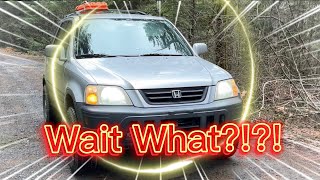 The BEST BUDGET OVERLAND Vehicle You have NEVER Considered (9501 Honda CRV)