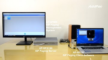 AP-SPS180 SIP Paging Server & AP-SPCS  SIP Paging Client S/W(SIP 페이징 서버 & SIP 페이징 클라이언트 S/W) AddPac