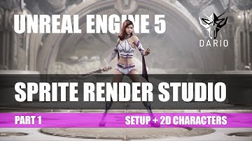 Unreal Engine 5 - 2D Sprite Render Studio - Unlimited Sprites - Part 1