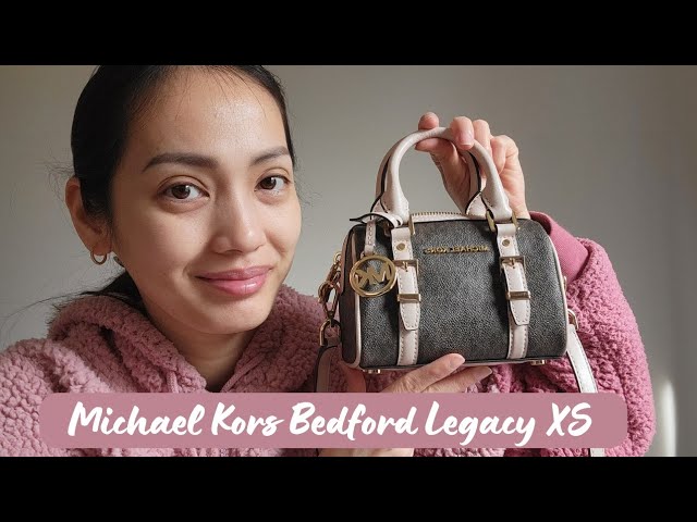 Order MICHAEL KORS BEDFORD LEGACY SMALL LOGO SPEEDY BAG Online From BRANDS  RUSH,Mumbai