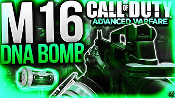 M16 DNA BOMB GAMEPLAY! NEW "M16" DLC GUN DNA BOMB! (COD AW M16 DLC Gun)