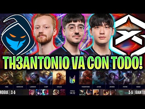 TH3ANTONIO VA CON TODO PARA CONSEGUIR ENTRAR A PLAYOFFS! | RGE vs GX LEC VERANO 2024 ESPAÑOL LVP