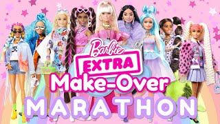 Barbie EXTRA ⭐⭐ MakeOver MARATHON! 15+ Hair Tutorials & Lookbooks!