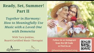 How to Meaningfully Use Music with a Loved One with Dementia, Tara Jenkins Certified Music Therapist by Kensington Senior Living 124 views 10 months ago 52 minutes