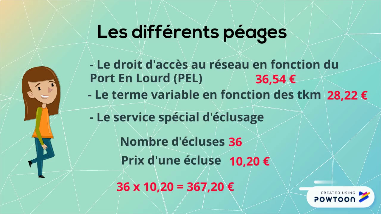 Tarification transport fluvial