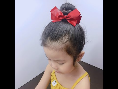 Video Tóc Búi Củ Tỏi Cho Bé cực Dễ Thương Xinh Xắn - youtube